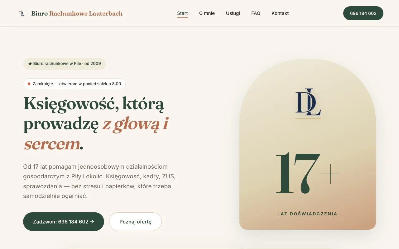 Strona główna Biura Rachunkowego Lauterbach